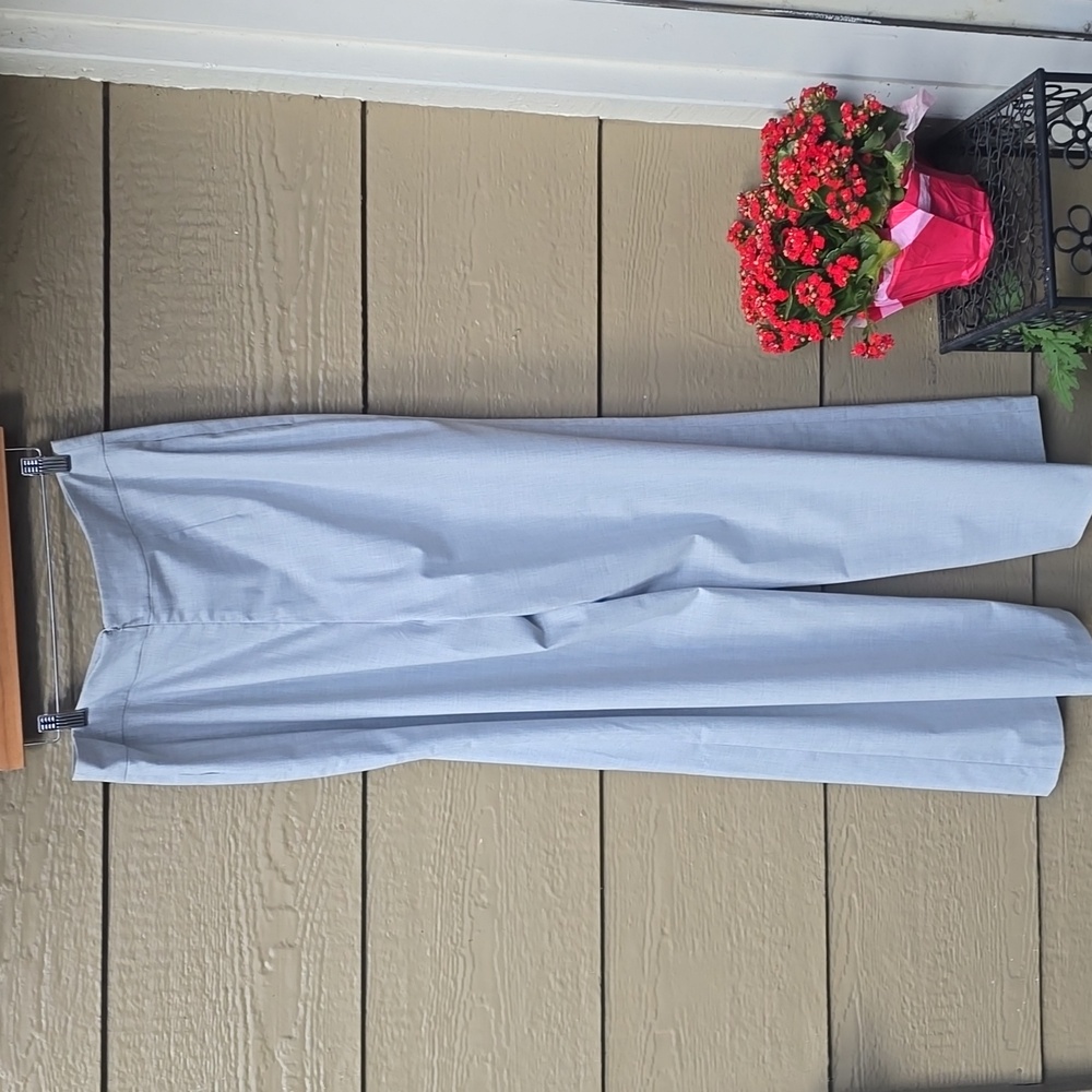 BCBGMaxAzria Gray Wide Leg pants New L large - Picture 11 of 13